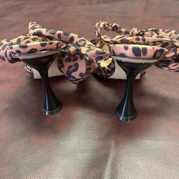 Gianni Bini Henzlee leopard lace up heels, size 6‎ new without tags - Picture 5 of 13